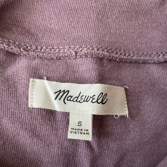 NWOT Madewell Sleeveless Turtleneck in Purple - Picture 5 of 8